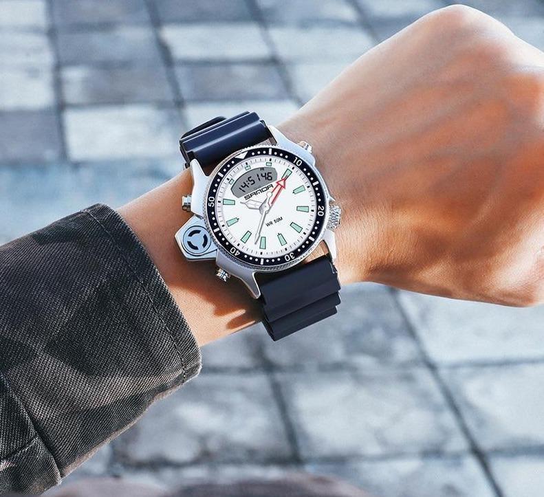 Reloj casual para hombre SHARK LAND 45: diseño moderno con un toque clásico