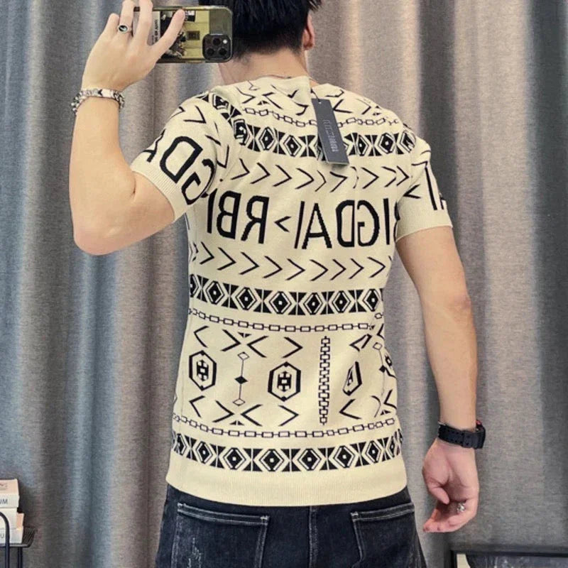 Knitted T-Shirt - Midset - Ideal for any occasion
