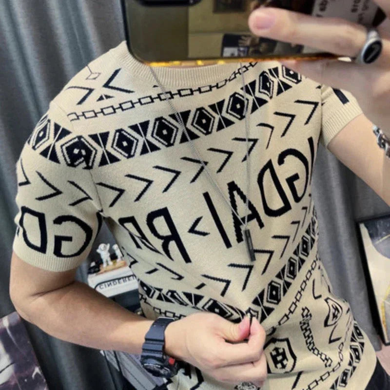 Knitted T-Shirt - Midset - Ideal for any occasion
