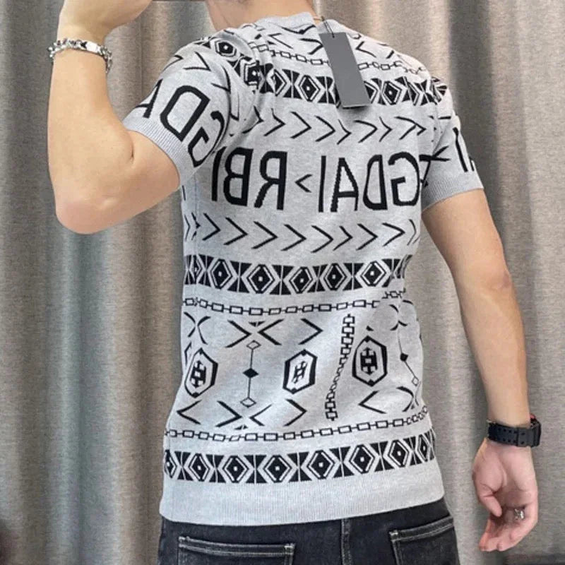 Knitted T-Shirt - Midset - Ideal for any occasion
