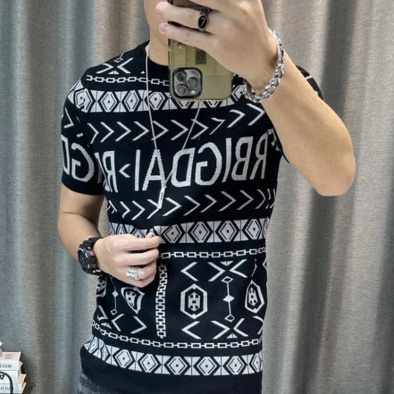 Knitted T-Shirt - Midset - Ideal for any occasion