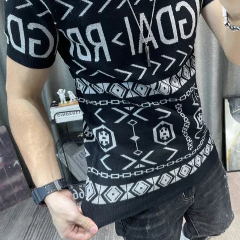 Knitted T-Shirt - Midset - Ideal for any occasion