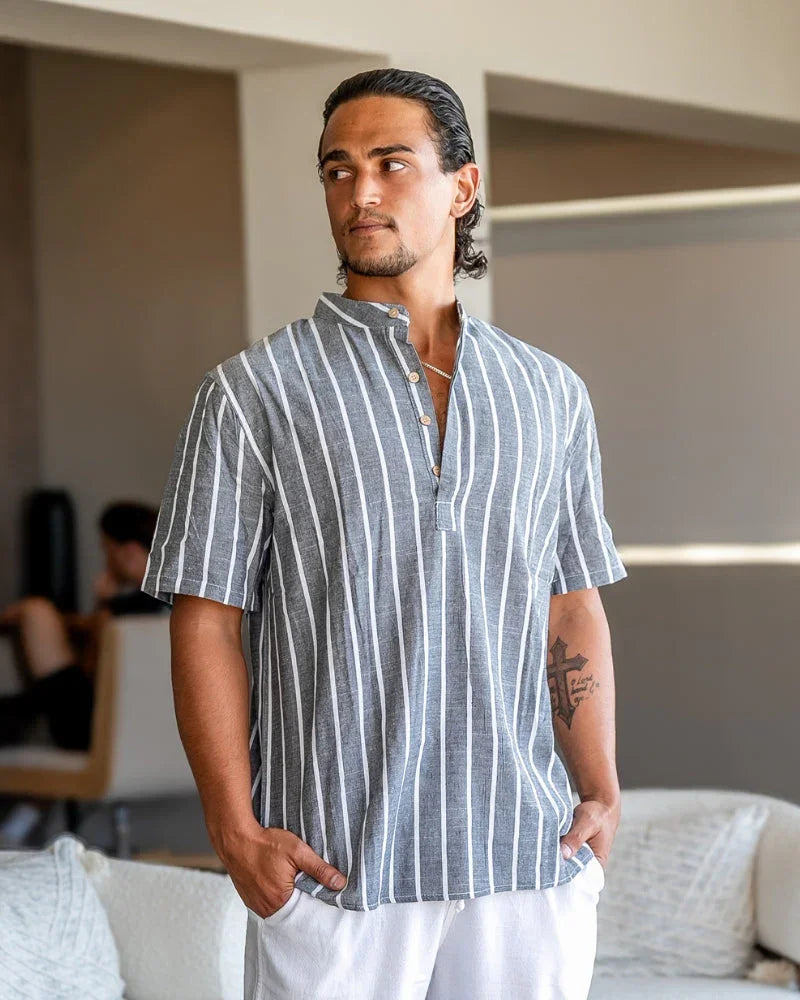 Camisa Bari Náutica – Sofisticação com caimento perfeito