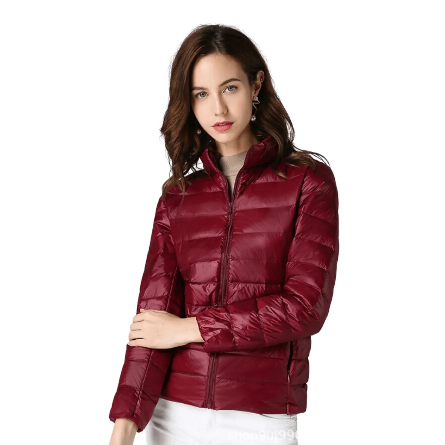 Jaqueta Puffer Feminina Impermeável Ultraleve Dobrável – Elegância e conforto para o dia a dia
