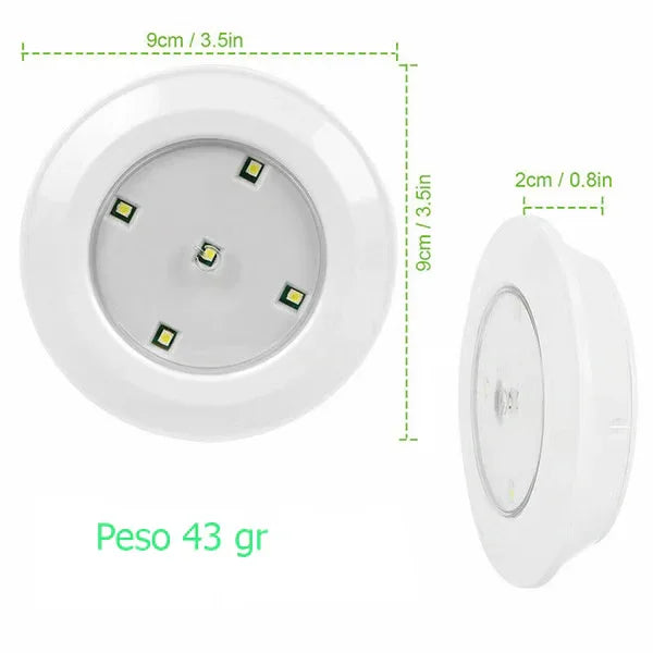Kit 3 Luminárias de Led Inteligentes com Controle Remoto