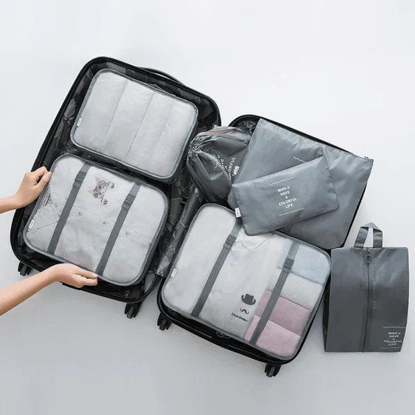 Kit organizador de equipaje TravelEase: compra 4 y llévate 7 gratis