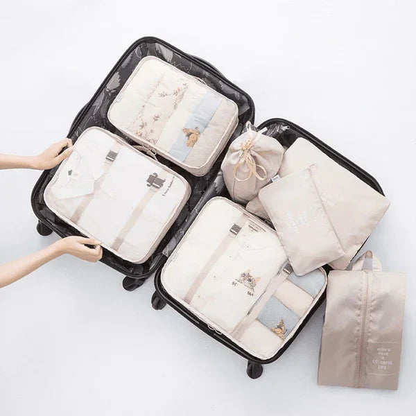 Kit organizador de equipaje TravelEase: compra 4 y llévate 7 gratis