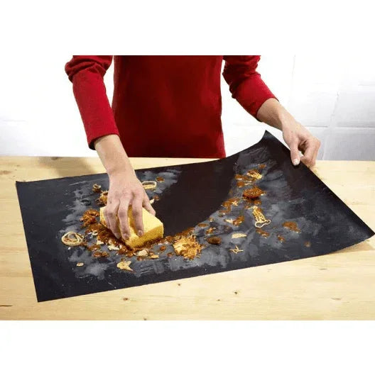Kit with 3 Reusable Non-Stick Barbecue Thermal Blankets