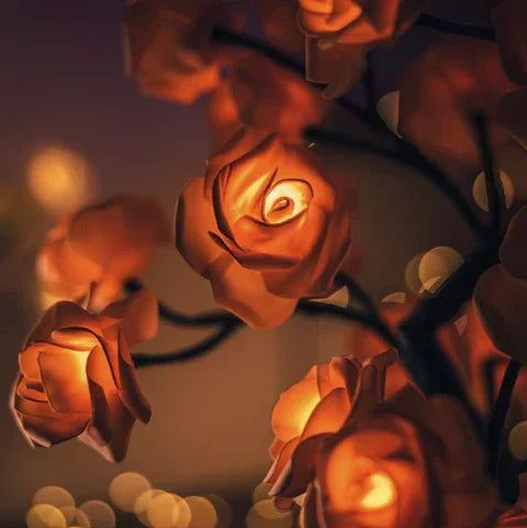 Lámpara de rosa eterna ForeverGlow