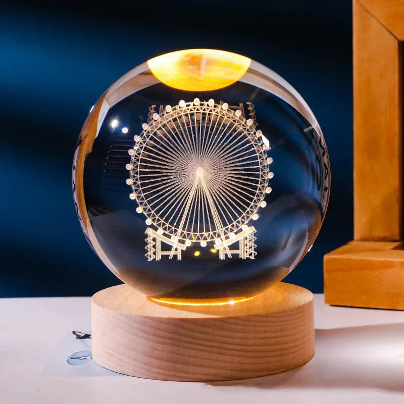3D Space Decorative Lamp - Cosmic Glow