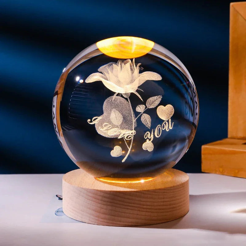 3D Space Decorative Lamp - Cosmic Glow