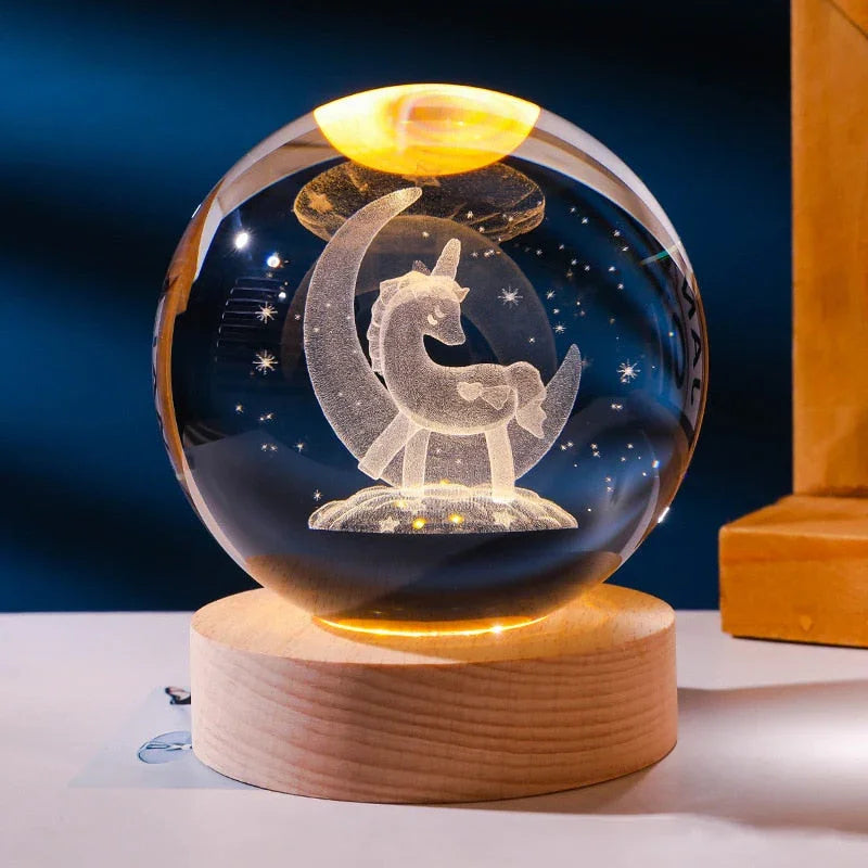 3D Space Decorative Lamp - Cosmic Glow