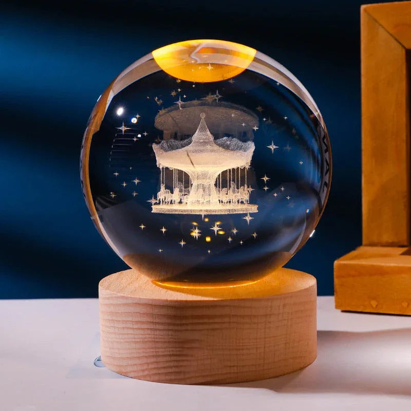 3D Space Decorative Lamp - Cosmic Glow
