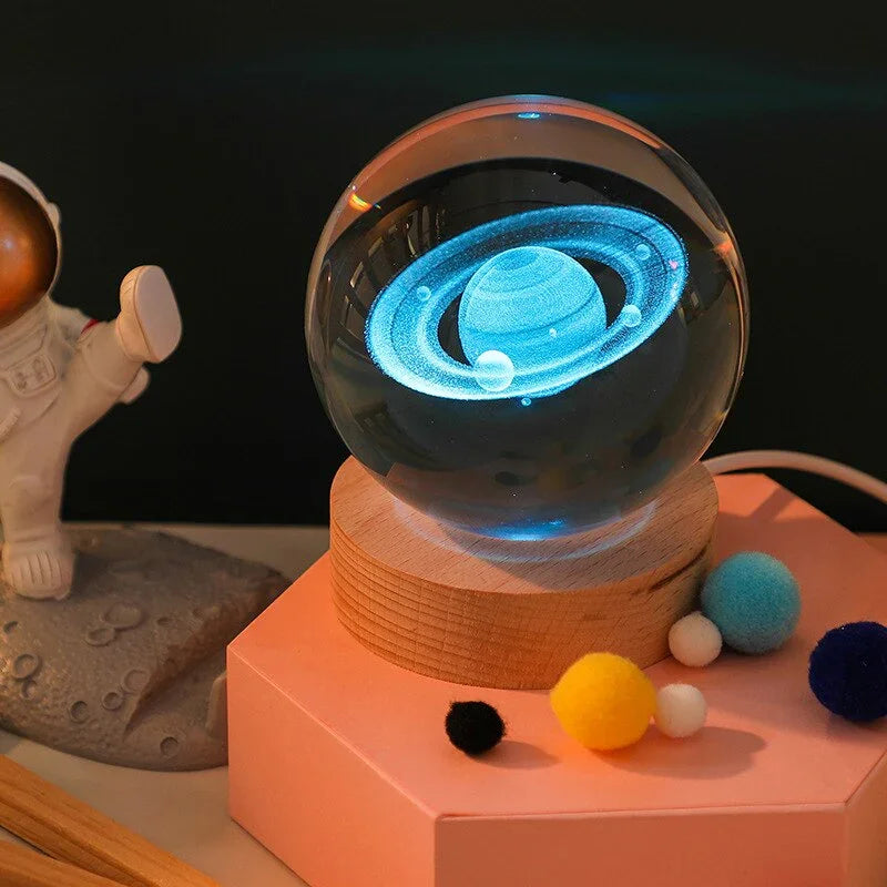 3D Space Decorative Lamp - Cosmic Glow
