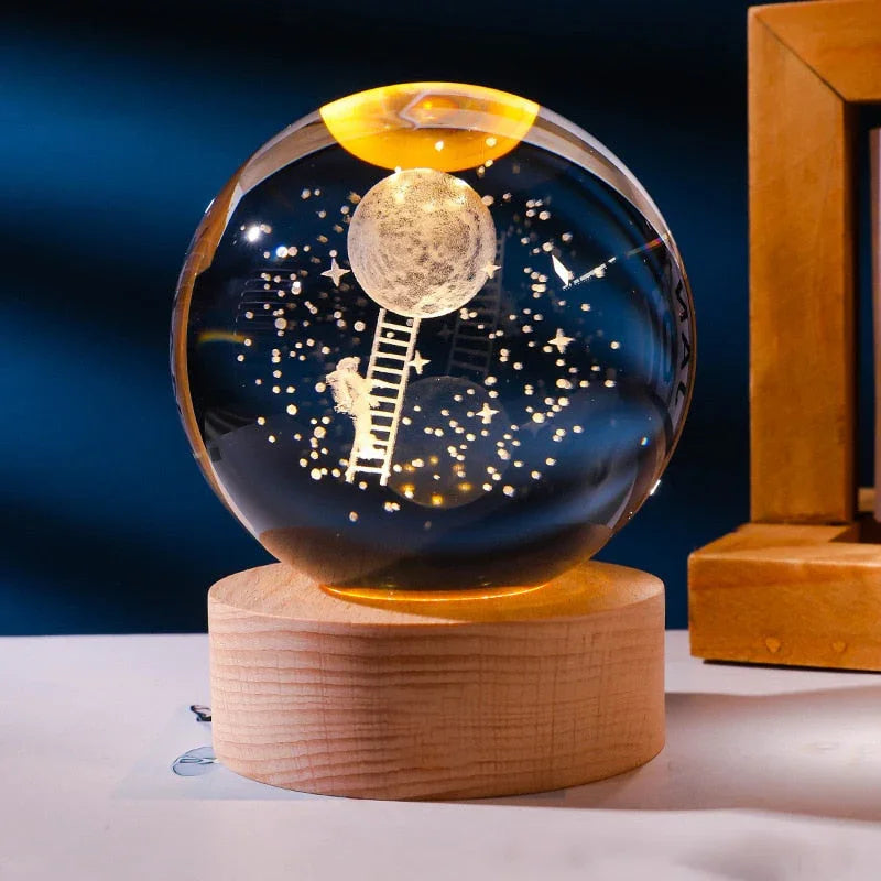 3D Space Decorative Lamp - Cosmic Glow