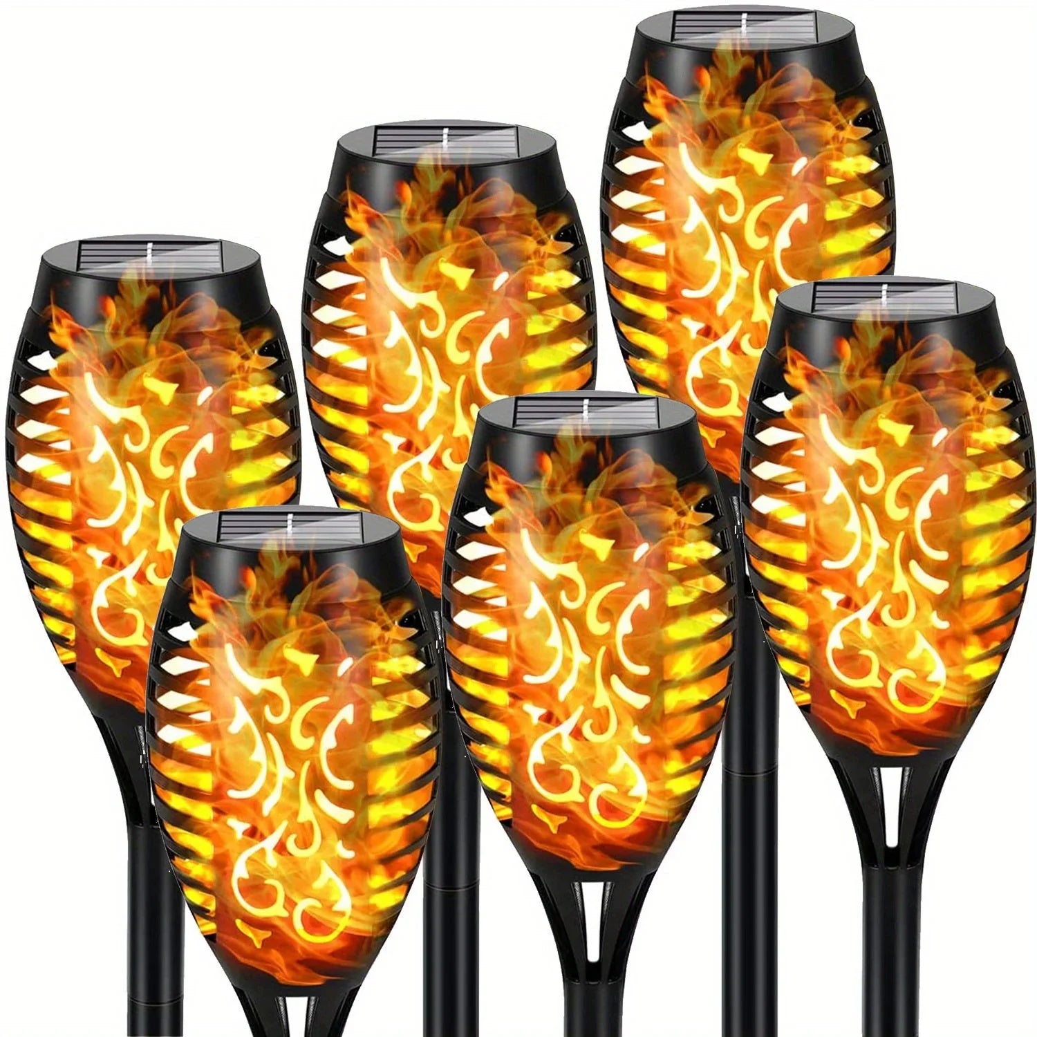 Waterproof Solar LED Torch Light - FireGlow