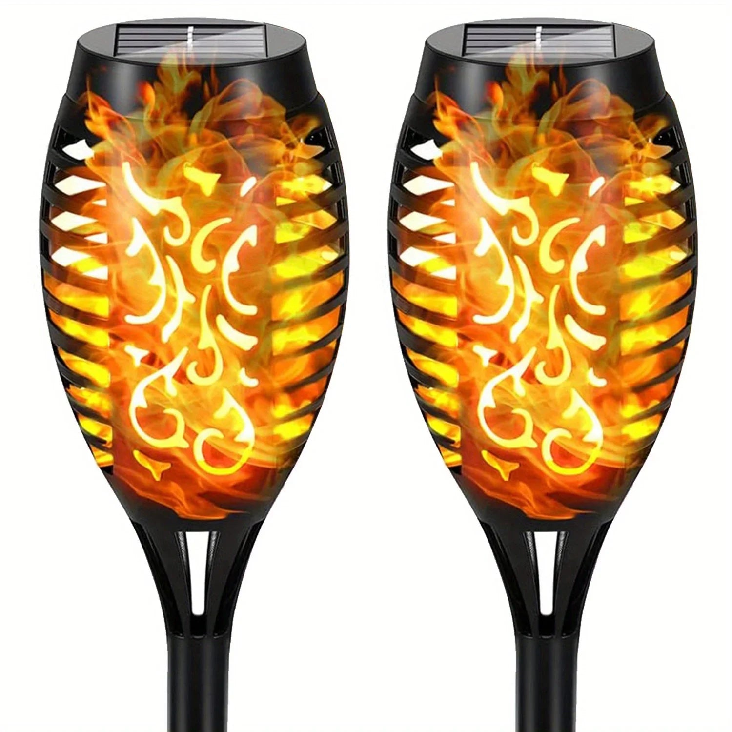 Waterproof Solar LED Torch Light - FireGlow