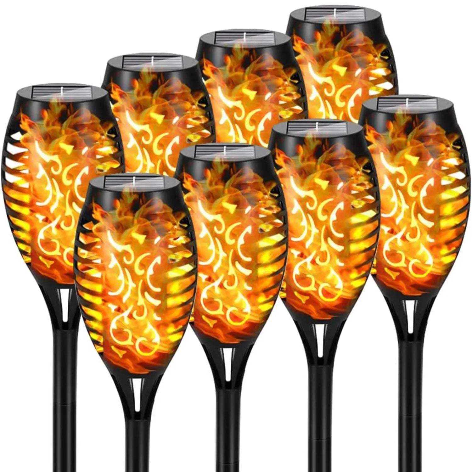 Waterproof Solar LED Torch Light - FireGlow
