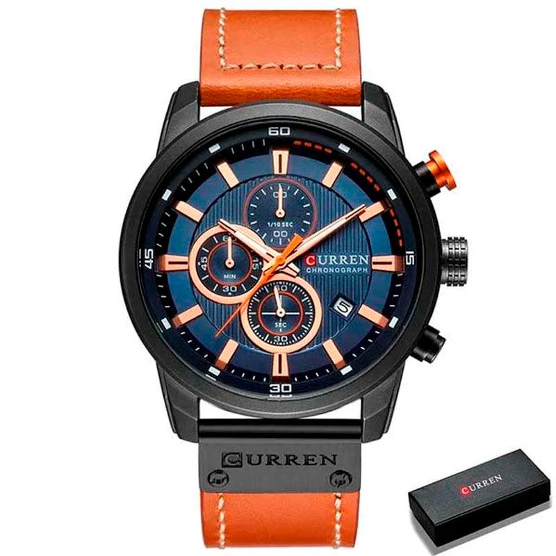 Relógio Masculino de Couro Curren Classic - Sundian - Sundian