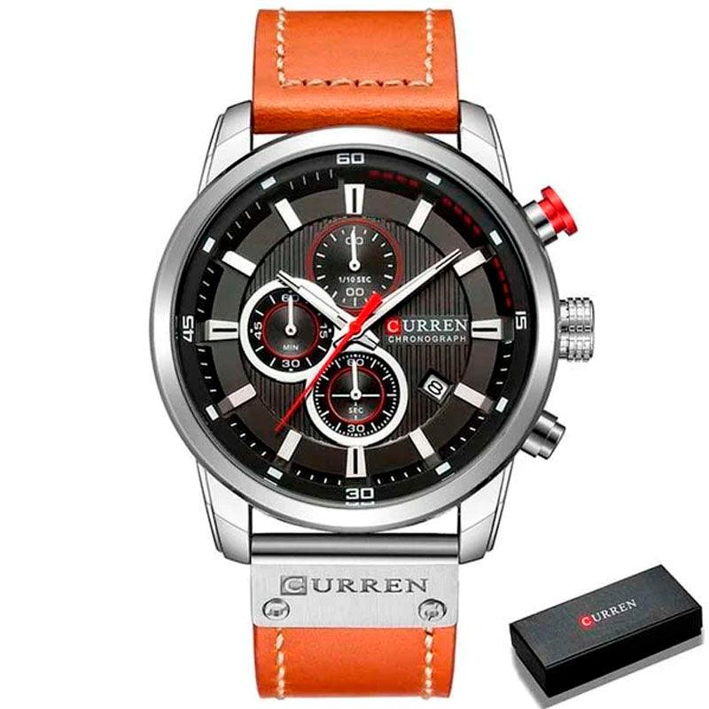 Relógio Masculino de Couro Curren Classic - Sundian - Sundian