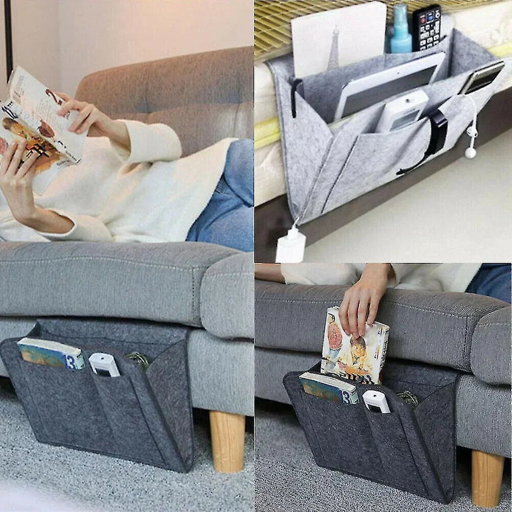 Side Organizer for Bed and Sofa