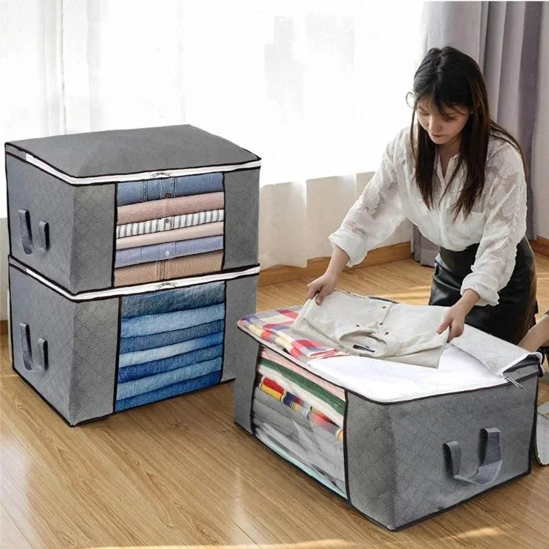 Kit of 4 Large Capacity Foldable Multipurpose Organizers