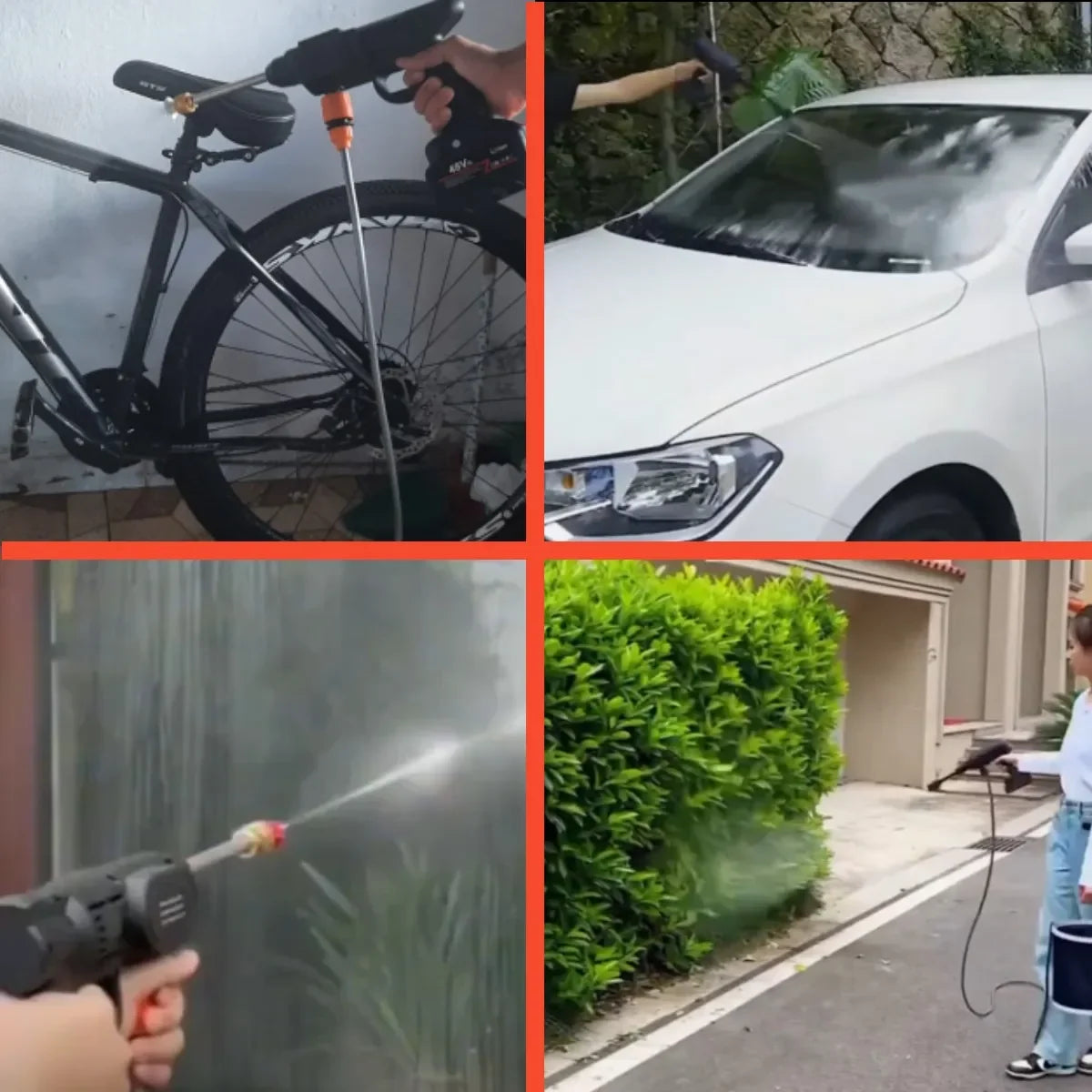 Professional Rechargeable High Pressure Washer Gun