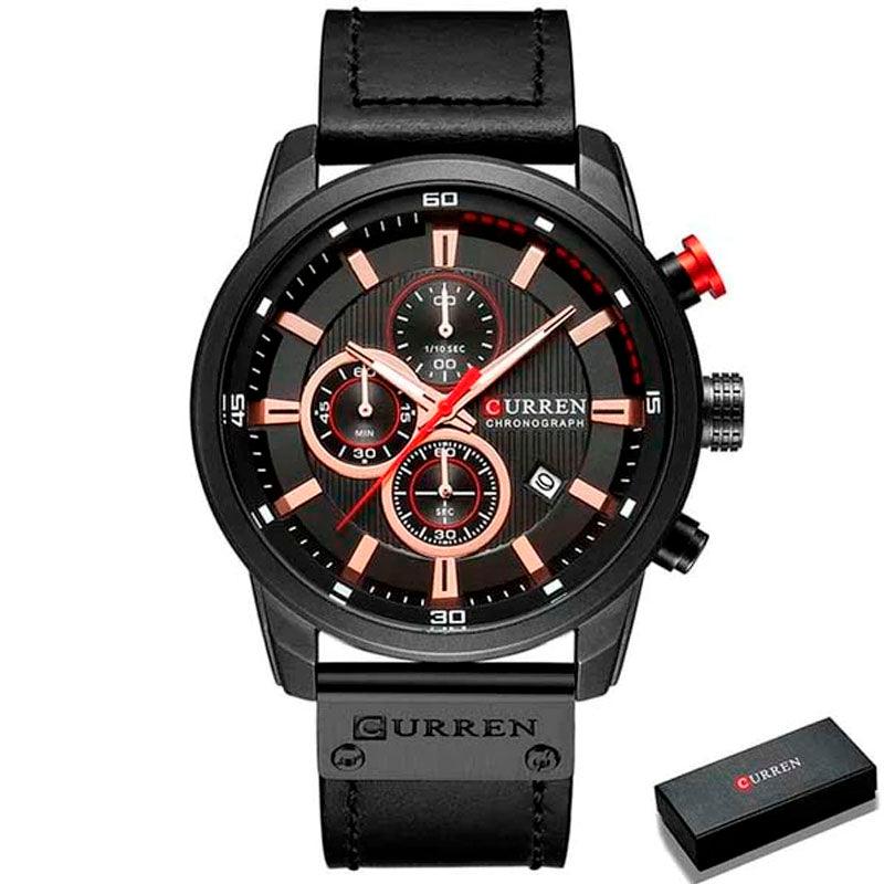 Relógio Masculino de Couro Curren Classic - Sundian - Sundian