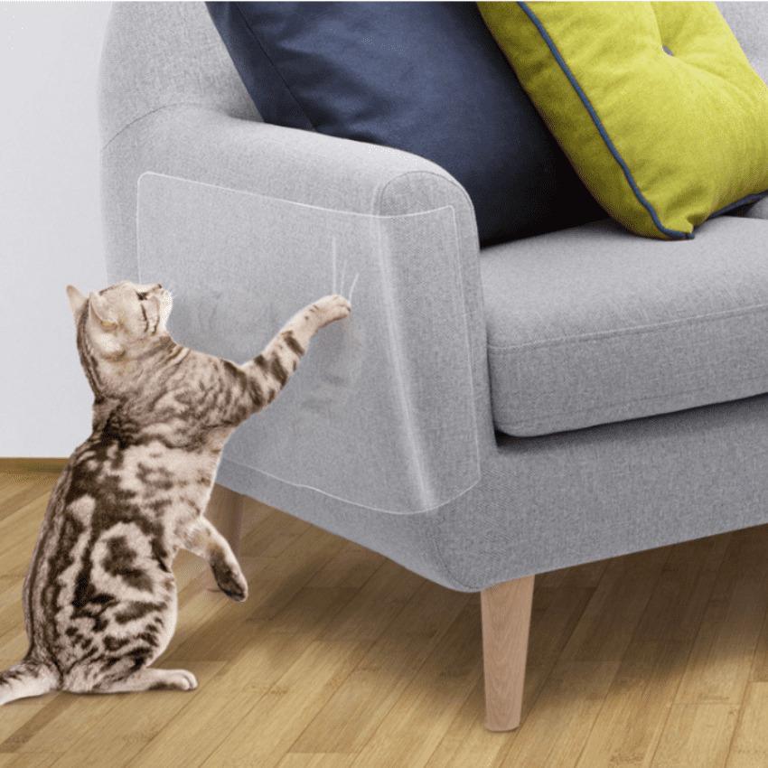 Protector de sofá antiarañazos de gato