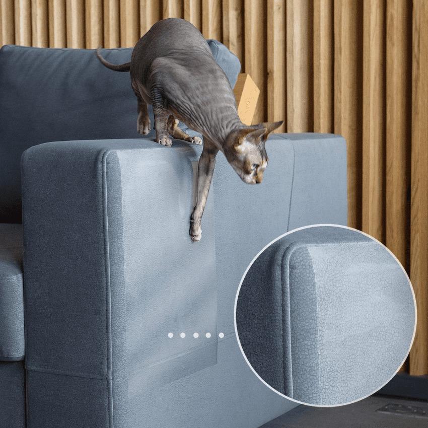 Protector de sofá antiarañazos de gato