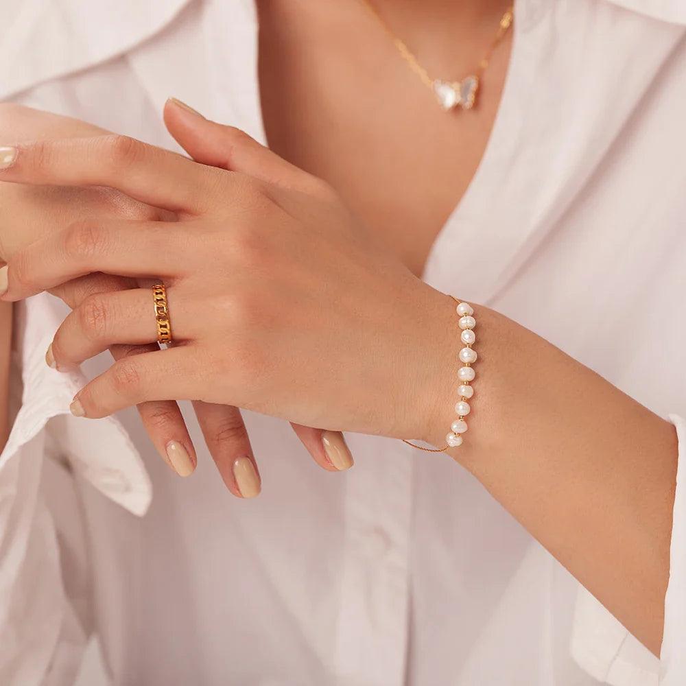 Pulseira de Pérolas Água Doce - Sundian - Sundian