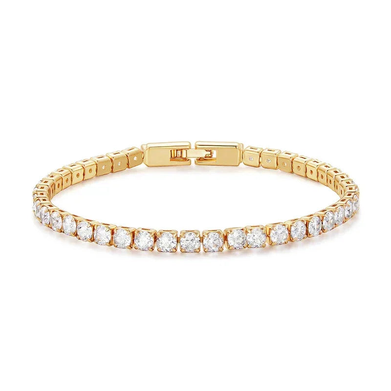 Pulsera Sabrina bañada en oro de 18k: encanto y ligereza en un solo look
