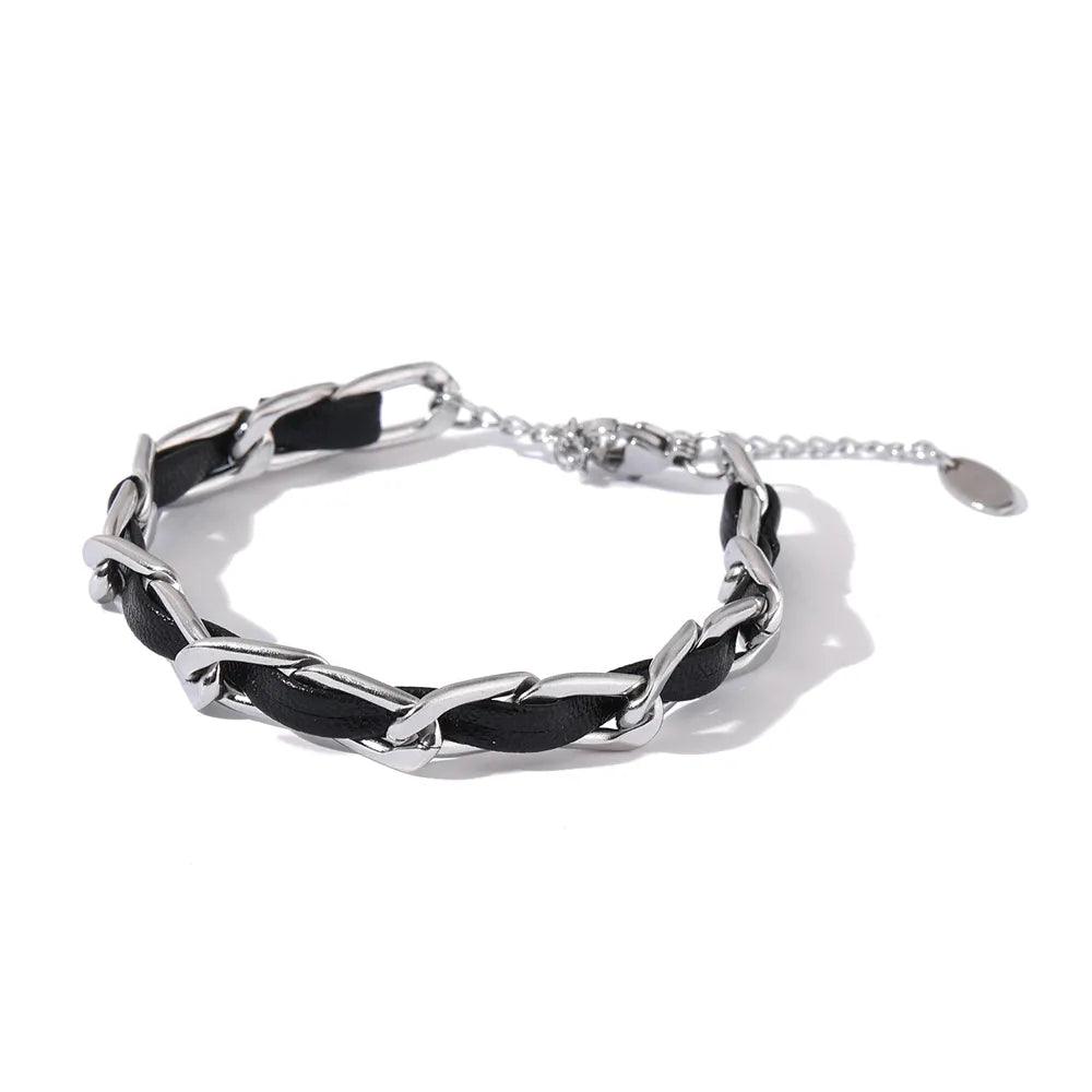 Pulseira Veneza com Couro - Sundian - Sundian