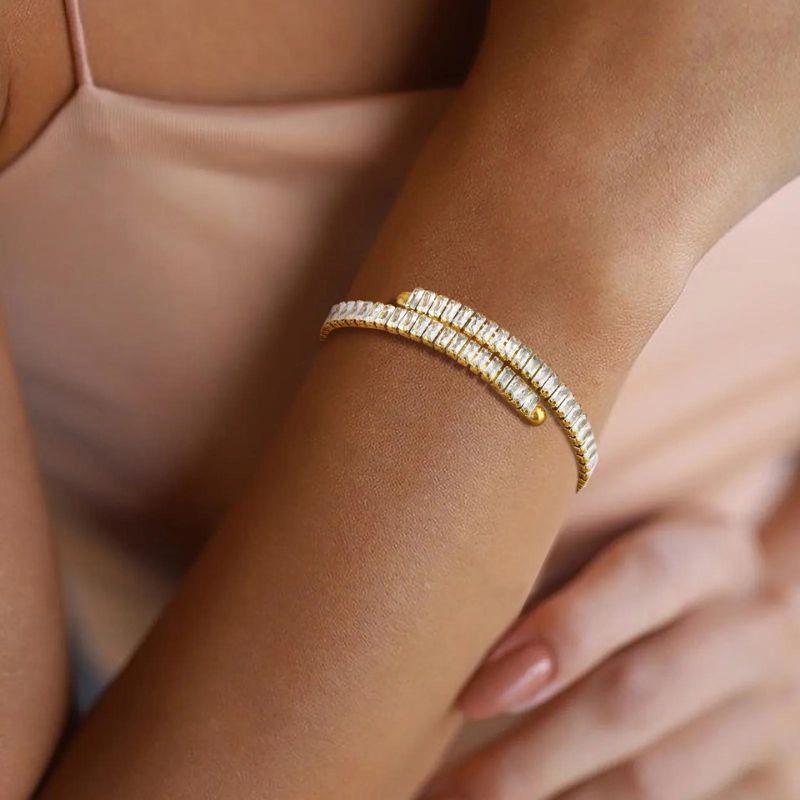 Bracelete Ajustável com Cristais - Sundian - Sundian