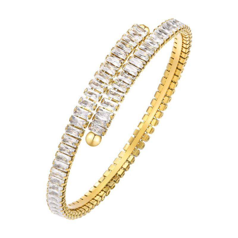 Bracelete Ajustável com Cristais - Sundian - Sundian