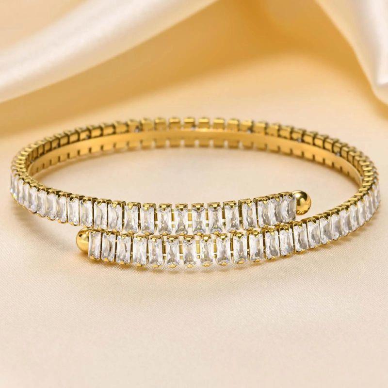 Bracelete Ajustável com Cristais - Sundian - Sundian