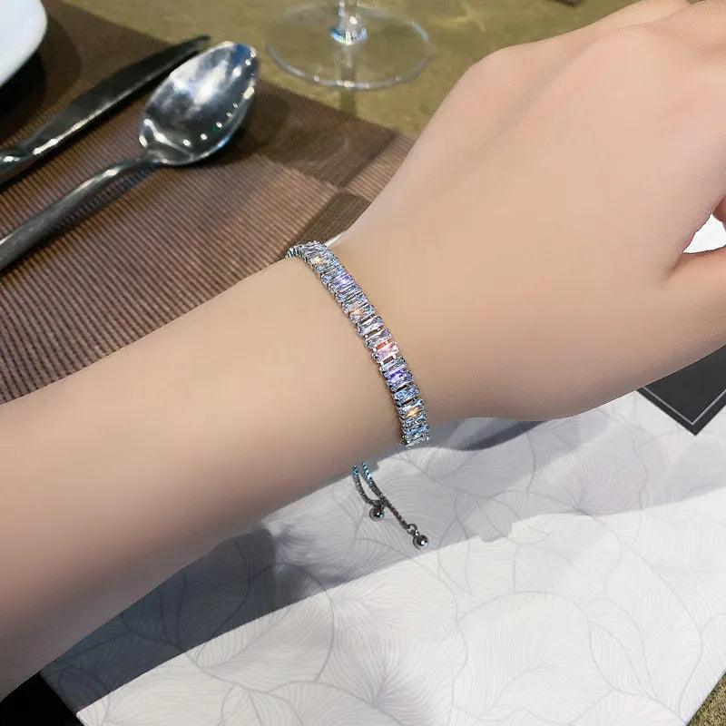 Pulseira com Zircônias Ajustável - Sundian - Sundian
