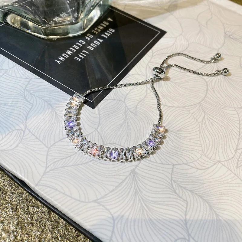 Pulseira com Zircônias Ajustável - Sundian - Sundian