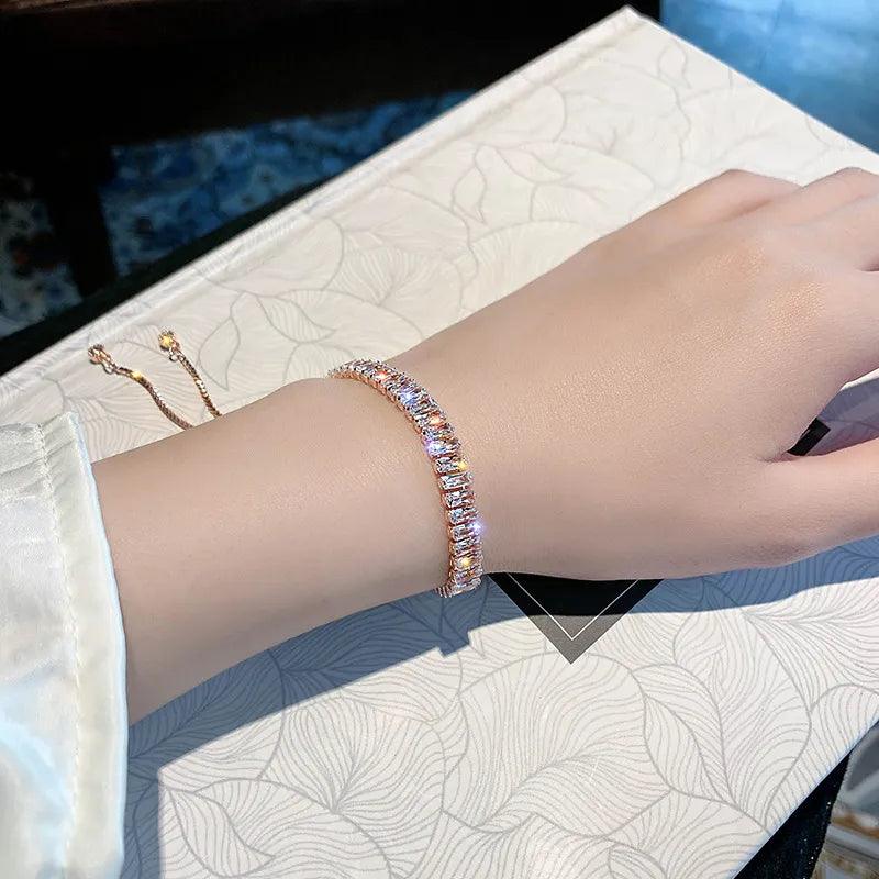 Pulseira com Zircônias Ajustável - Sundian - Sundian