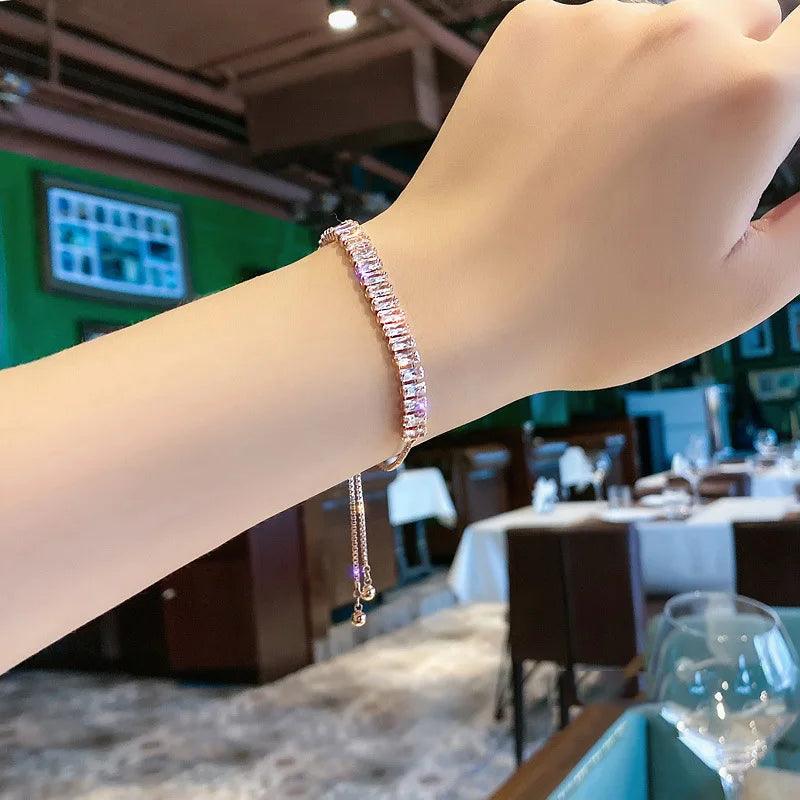 Pulseira com Zircônias Ajustável - Sundian - Sundian