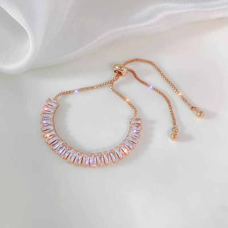 Pulseira com Zircônias Ajustável - Sundian - Sundian
