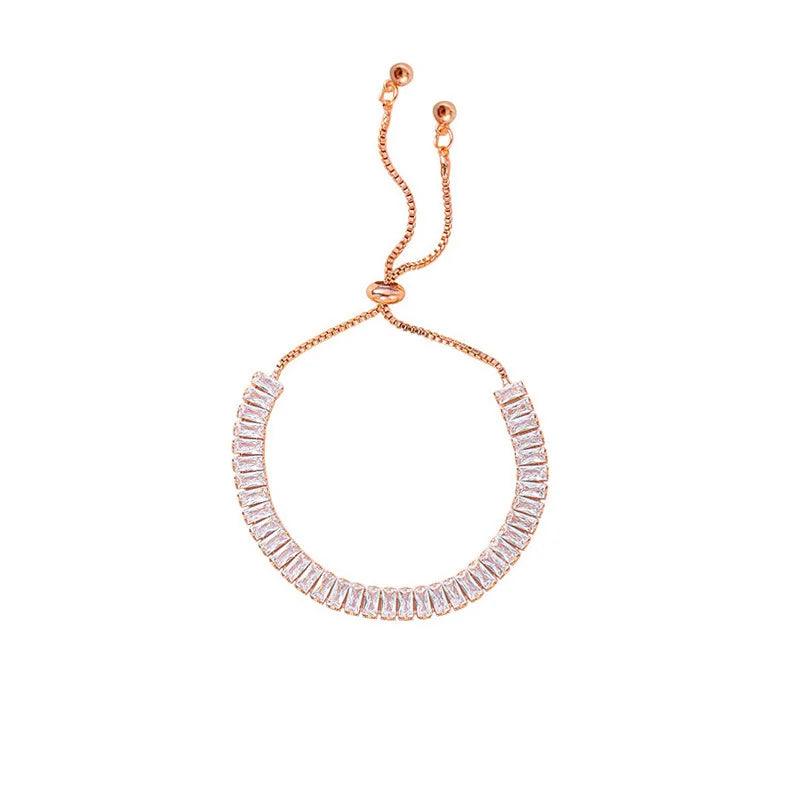 Pulseira com Zircônias Ajustável - Sundian - Sundian