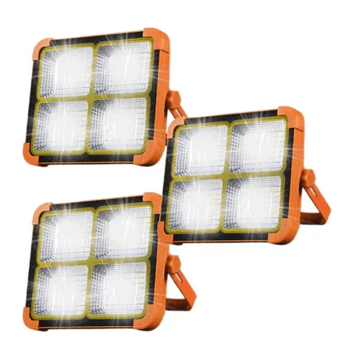 Waterproof Solar LED Spotlight with Built-in Powerbank