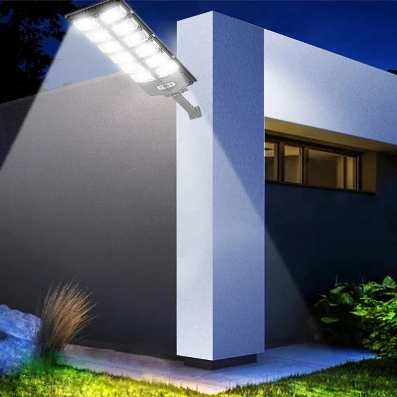 Smart Solar LED Spotlight with Motion Sensor - EcoBright