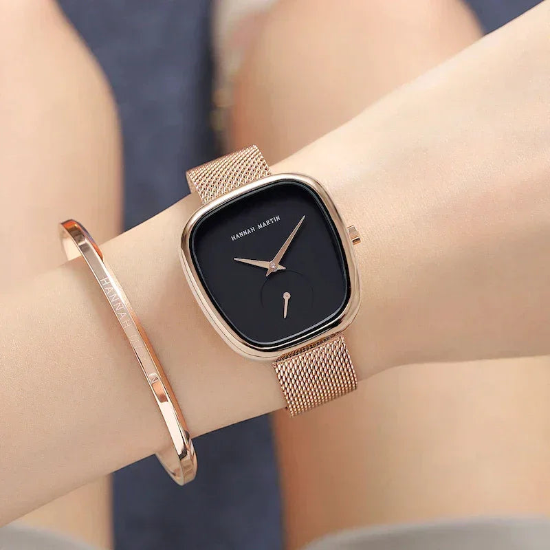 Premium Quartz Women's Watch + Free Bracelet – Striking and comfortable style