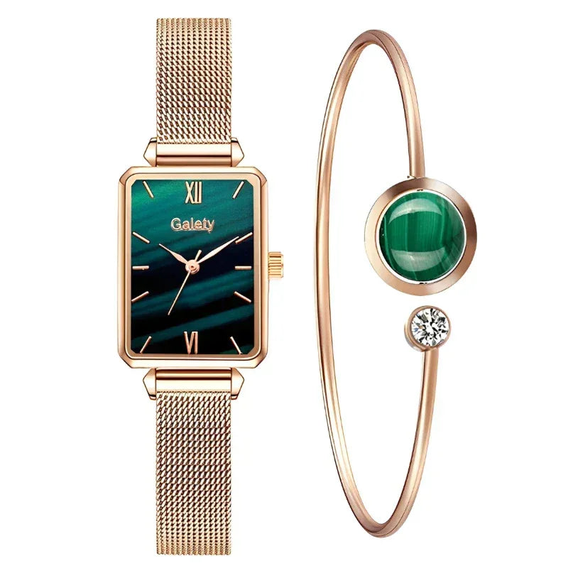 Women's Minimalist Watch with Bracelet - Simply Irresistible