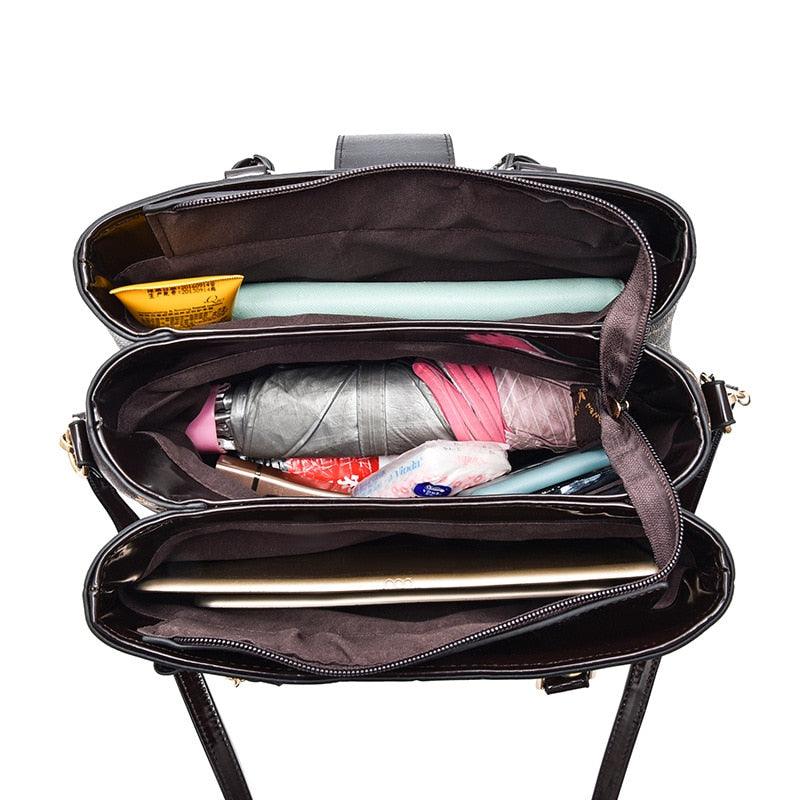 Bolsa Feminina de Couro Princess Luxo - Sundian