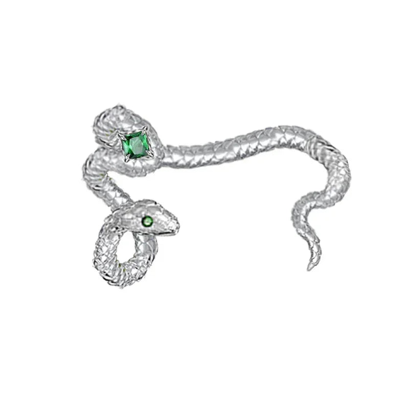 Pendiente estilo serpiente con clip para la oreja