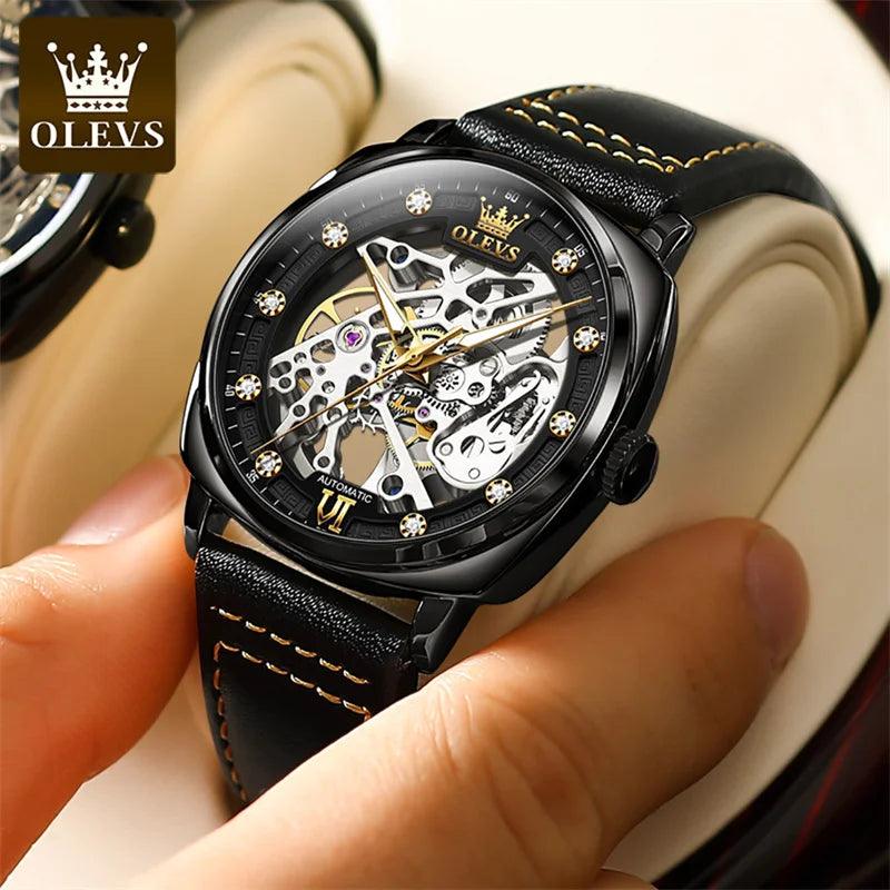Relógio Masculino Original Automático Esqueleto Valmonte - Sundian - Sundian