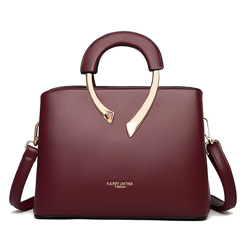 Bolsa Feminina de Couro Elegance - Sundian